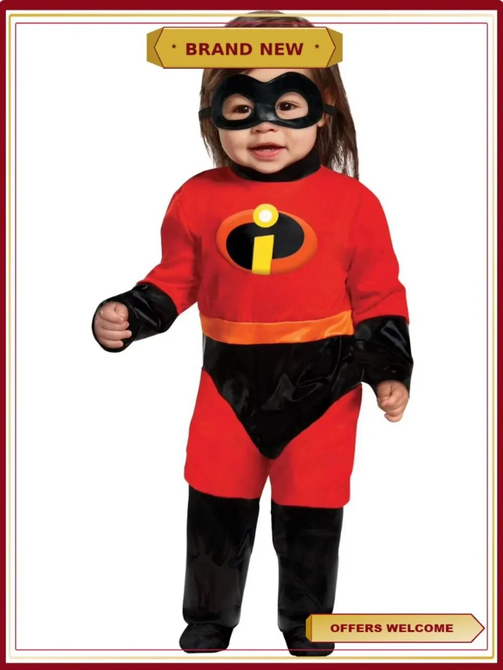 Infant Incredibles Jack Jack Jumpsuit Costume 6-12M Classic